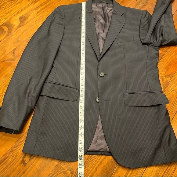 Saks Fifth Avenue 100% Wool Black Series Blazer 38R Cloth by Ermenegildo Zegna - Picture 5 of 11